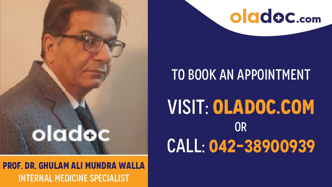 Book appointment with Dr.Ghulam Ali Mundra Walla-best Internal Medicine Specialist in Karachi